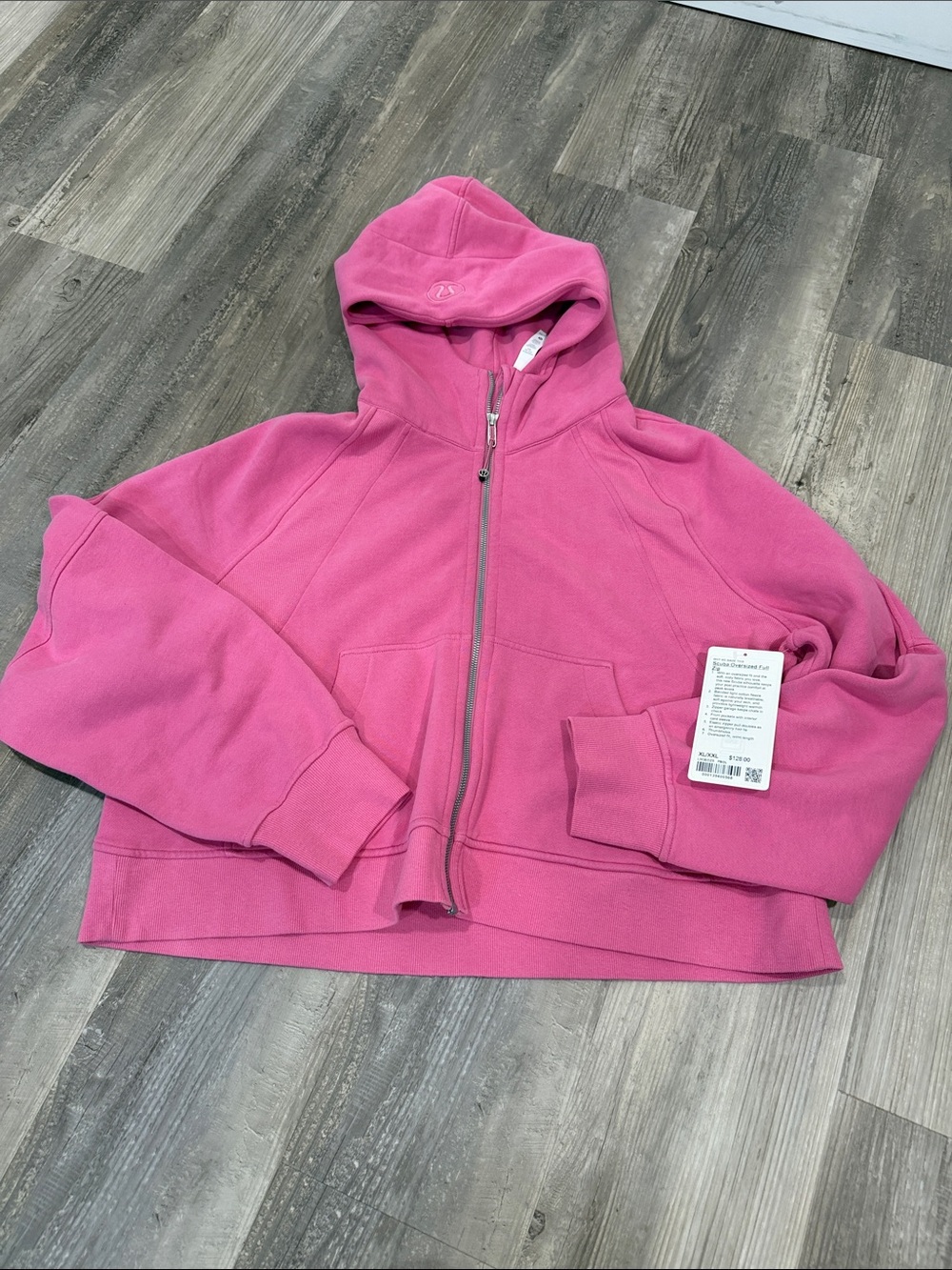 NEW with tags! Lululemon Scuba Oversized Full-Zip
Pink Blossom XL/XXL